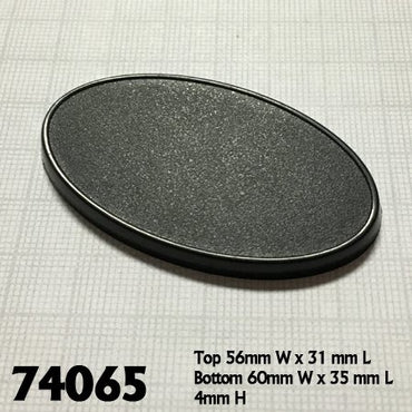 Mini Base Reaper: Oval 60mm x 35mm (10)