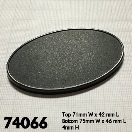 Mini Base Reaper: Oval 75mm x 46mm (10)