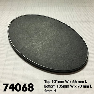 Mini Base Reaper: Oval 105mm x 70mm (4)