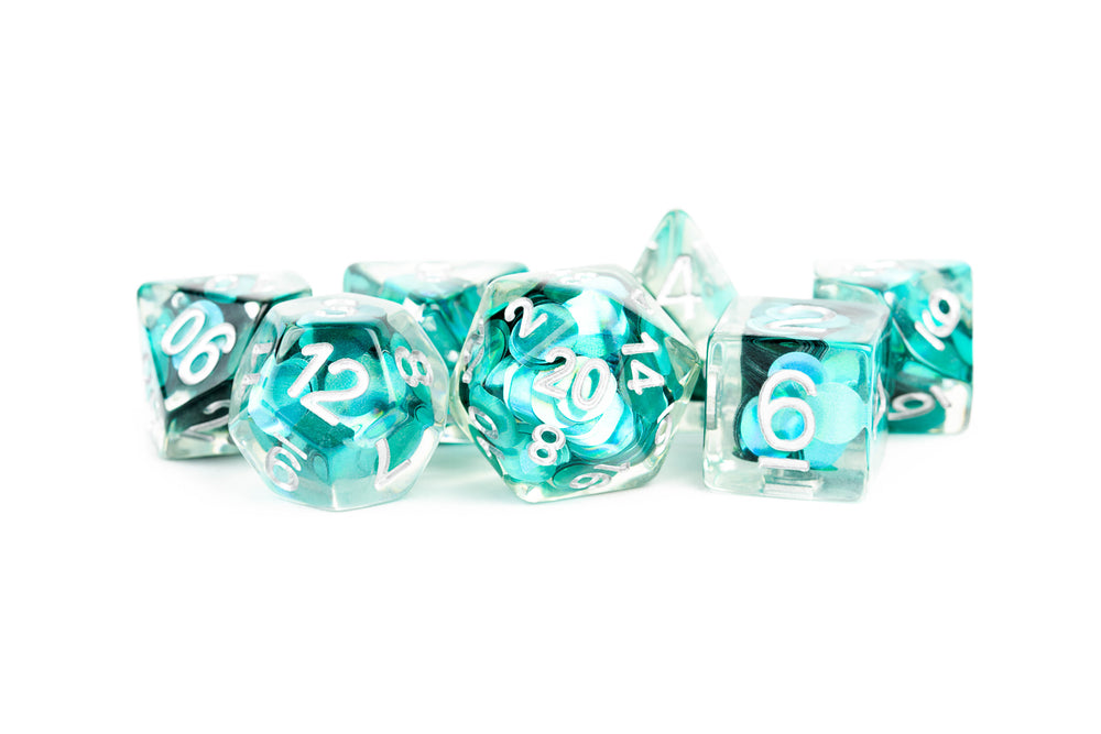 Dice Metallic Dice Co: Poly 7 Set Inclusions