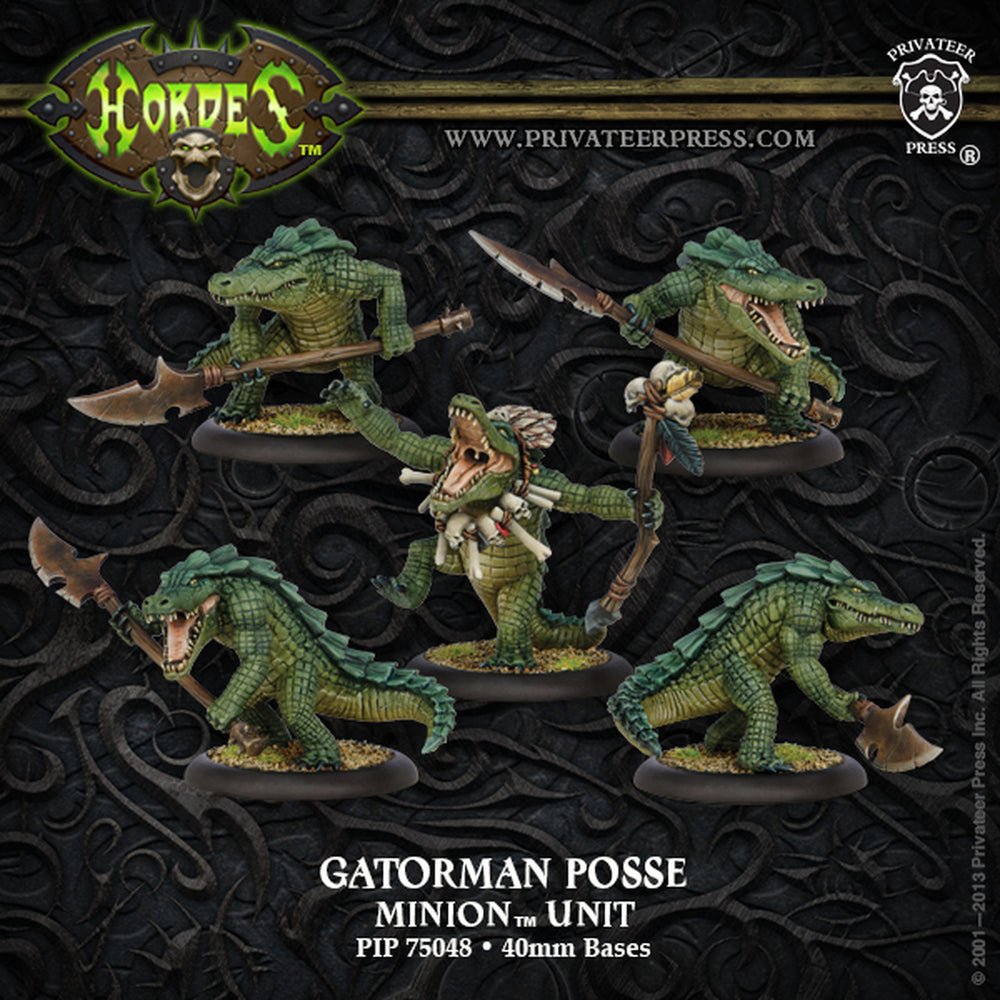 Hordes: Minions Unit - Gatorman Posse (5)*