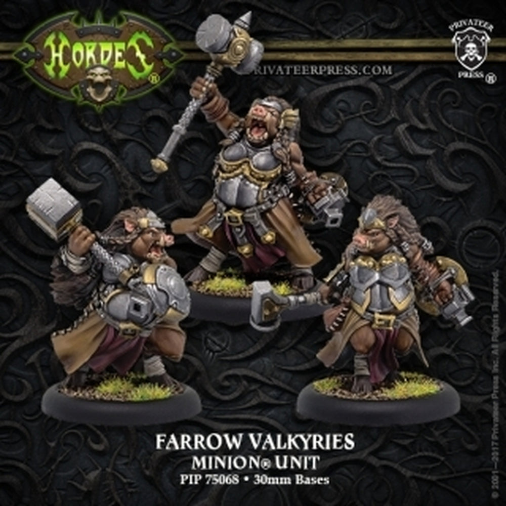 Hordes: Minions Unit - Farrow Valkyries (3)*