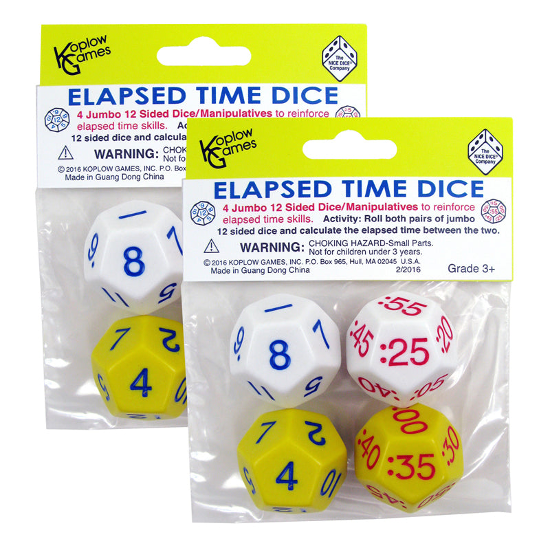 Dice Koplow: Elapsed Time Dice Set