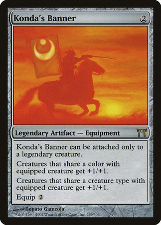 banner cards mtg Konda's Banner [Champions of Kamigawa]