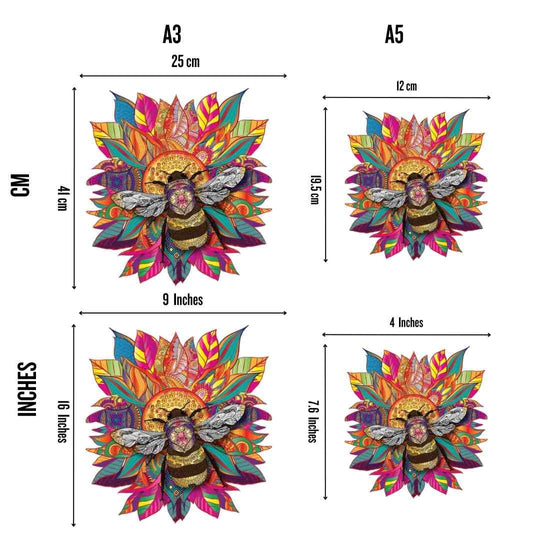 Puzzle Craft-Hub: Flower Bee
