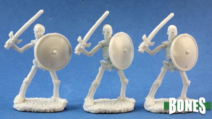 Mini Reaper Bones: Skeletal Swordsmen (3)