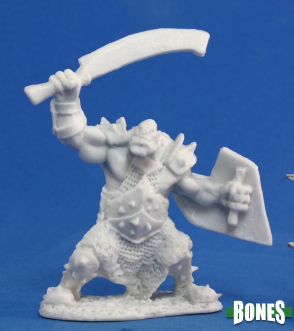 Mini Reaper Bones: Orc Marauder (Sword and Shield)