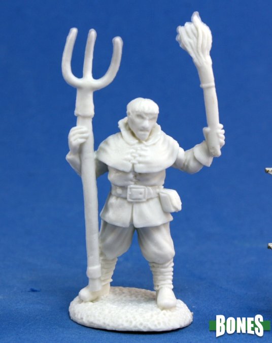 Mini Reaper Bones: Townsfolk: Village Rioter