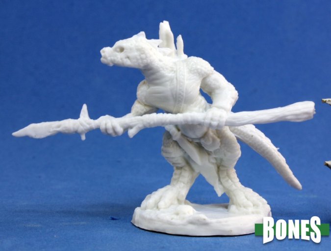 Mini Reaper Bones: Lizardman Spearman
