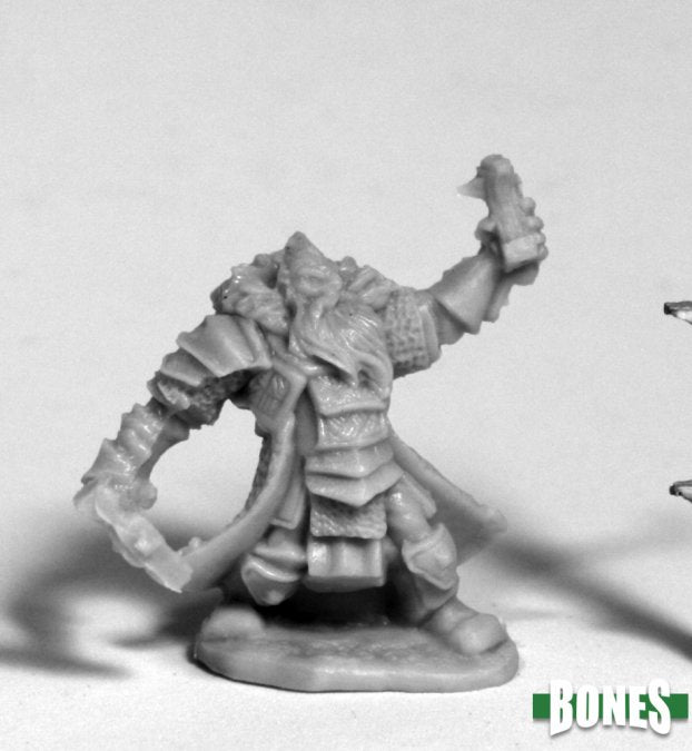 Mini Reaper Bones: Thain Grimthorn Dwarf Cleric
