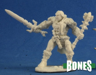 Mini Reaper Bones: Grundor Hoardtaker Barbarian