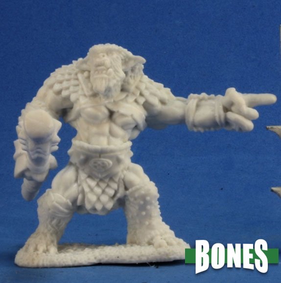 Mini Reaper Bones: Rugg Bugbear Pointing