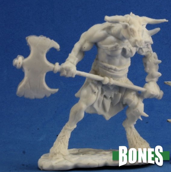 Mini Reaper Bones: Bloodhoof Minotaur Barbarian