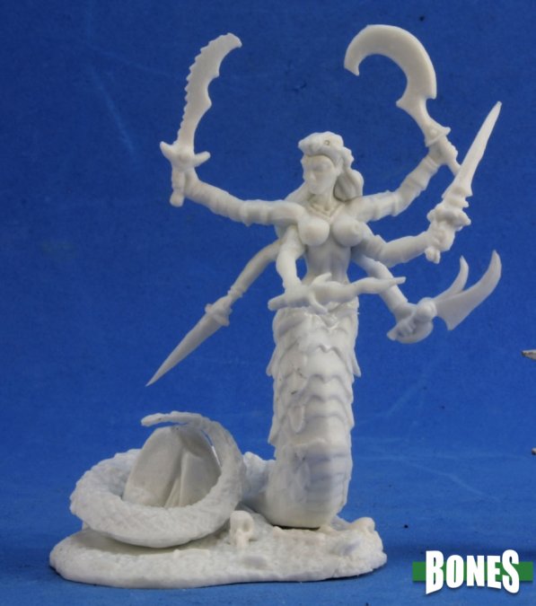 Mini Reaper Bones: Avukavali Marilith Demon