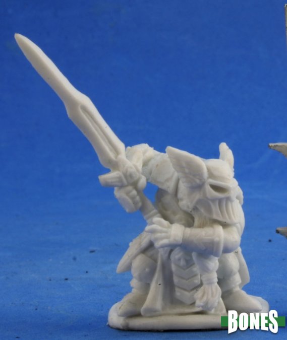 Mini Reaper Bones: Logrim Battlefury Dwarf Paladin