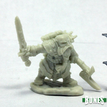 Mini Reaper Bones: Durgam Deepmug Dwarf Hero