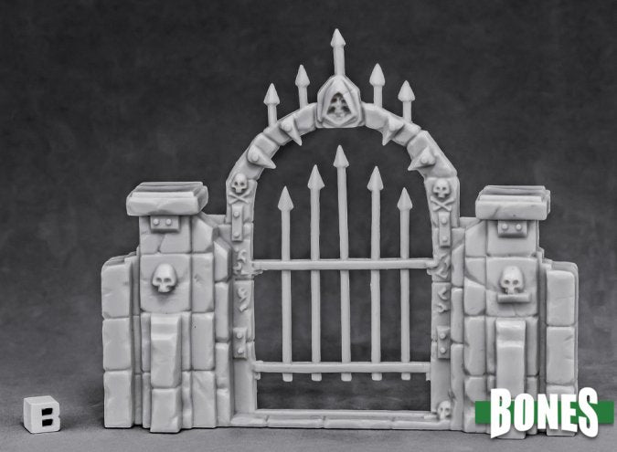 Mini Reaper Bones: Graveyard Fence Gate