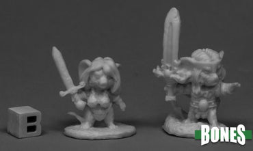 Mini Reaper Bones: Barbarian Mouslings (2)