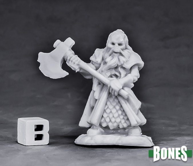 Mini Reaper Bones: Undead Dwarf Fighter