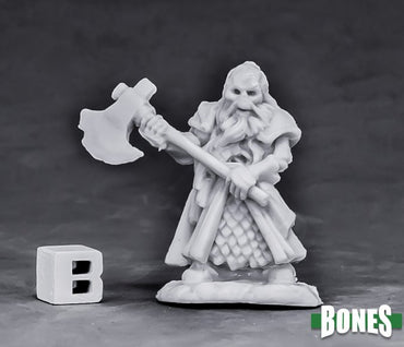 Mini Reaper Bones: Undead Dwarf Fighter