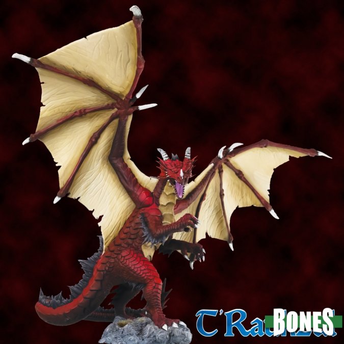 Mini Reaper Bones: Heroic Scale Dragon - T'Raukzul