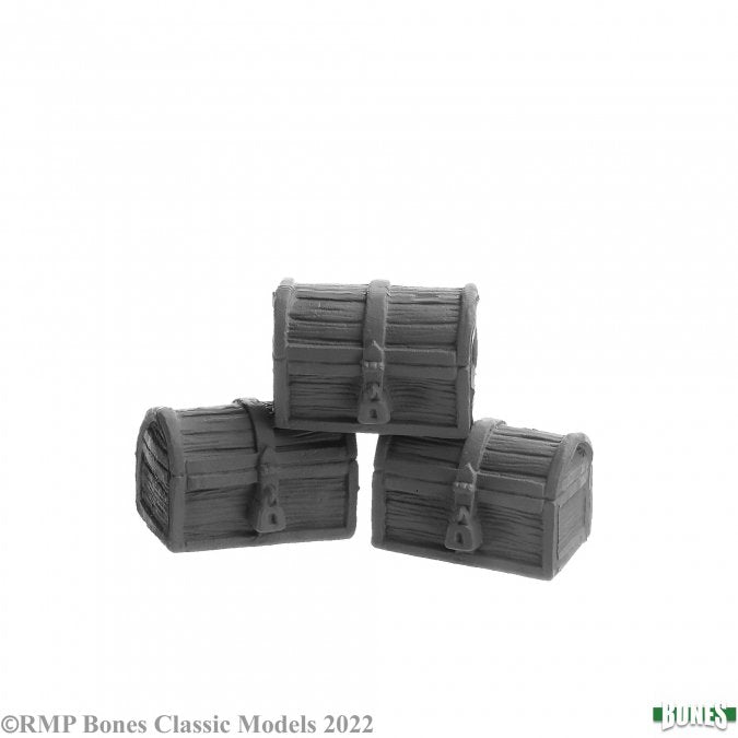Mini Reaper Dungeon Decor: Wooden Chests (3)