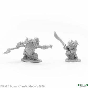 Mini Reaper Bones: Armored Goblin Leaders