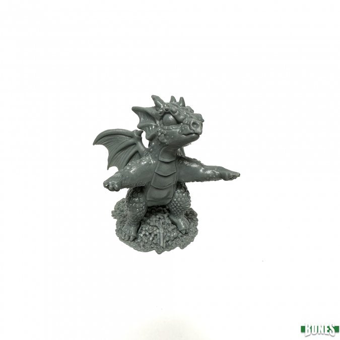 Mini Reaper Bones Black: Rocky Brush Holder