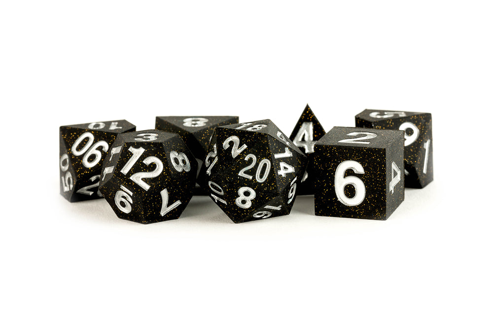 Dice Metallic Dice Co: Poly 7 Set Silicone Rubber