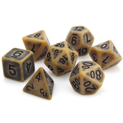 Dice DieHard Dice: Poly 7 Set Acrylic Ancient