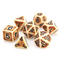 Dice DieHard Dice: Poly 7 Set Acrylic Ancient