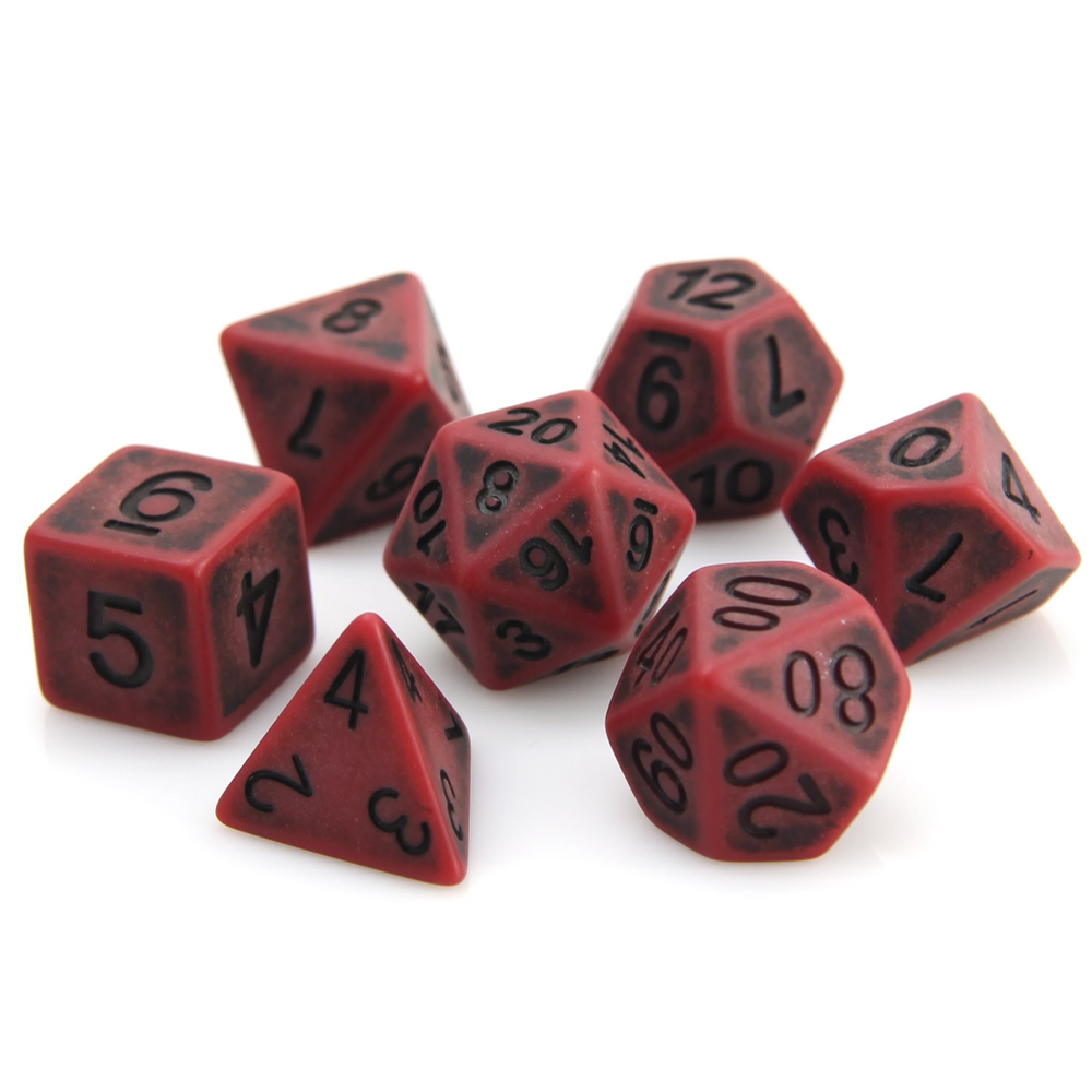 Dice DieHard Dice: Poly 7 Set Acrylic Ancient