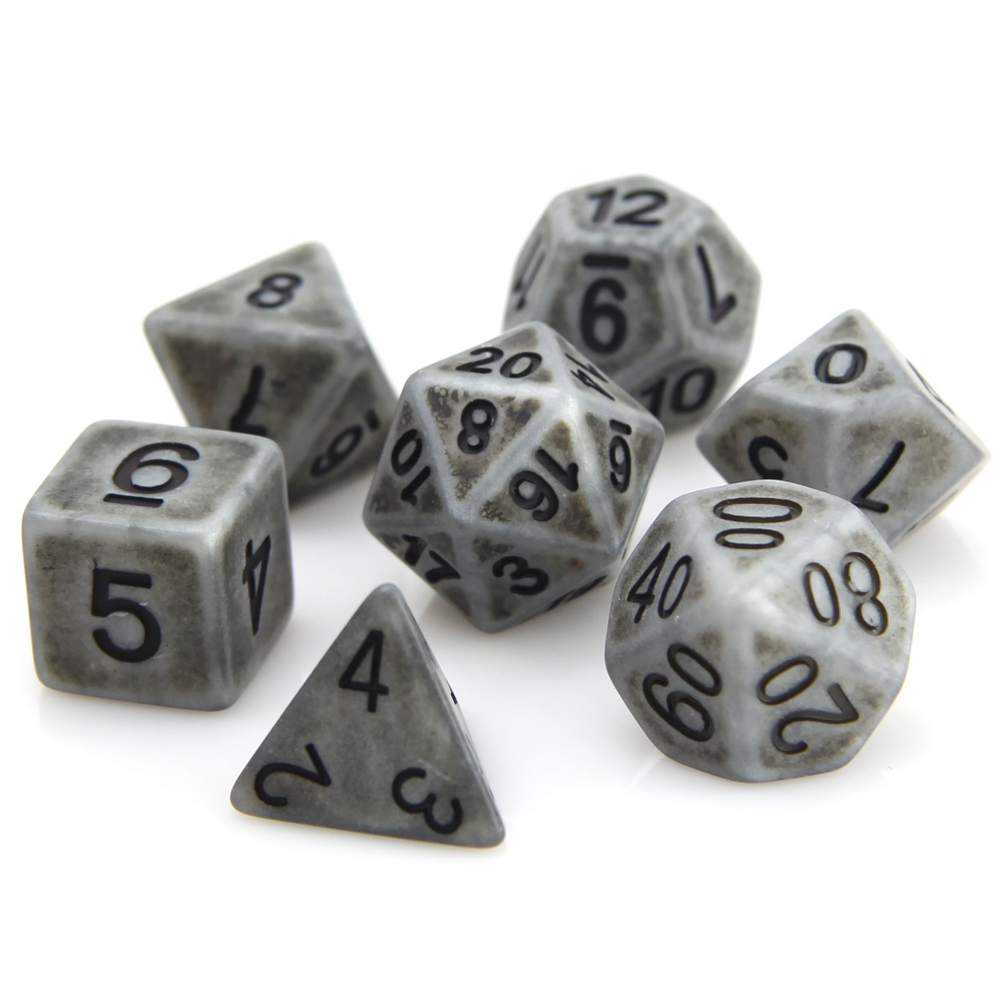 Dice DieHard Dice: Poly 7 Set Acrylic Ancient