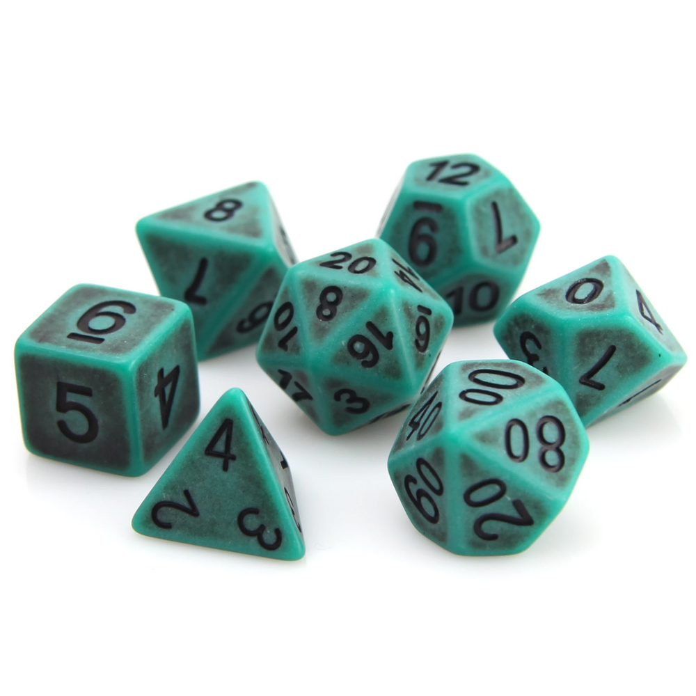 Dice DieHard Dice: Poly 7 Set Acrylic Ancient