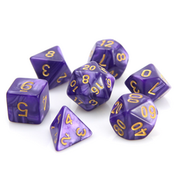 Dice DieHard Dice: Poly 7 Set Swirl
