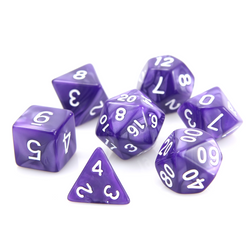 Dice DieHard Dice: Poly 7 Set Swirl
