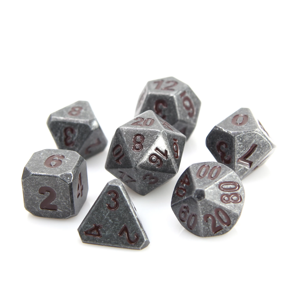 Dice DieHard Dice: Poly 7 Set Metal Forge