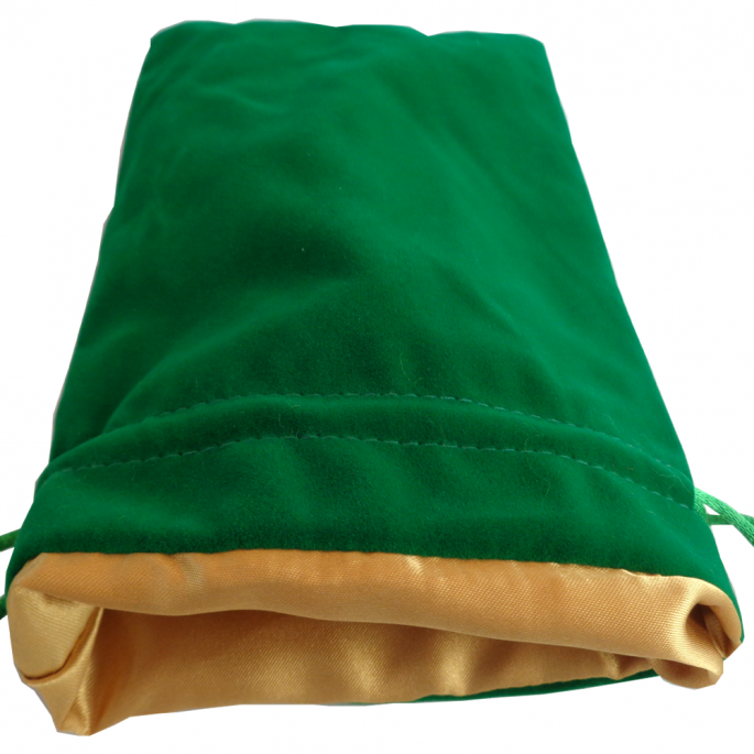 Dice Bag Metallic Dice Co: 6inx8in - Velvet/Satin