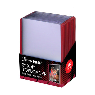 Card Sleeves Toploader Ultra Pro: 3in x 4in Colored Border