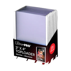 Card Sleeves Toploader Ultra Pro: 3in x 4in Colored Border