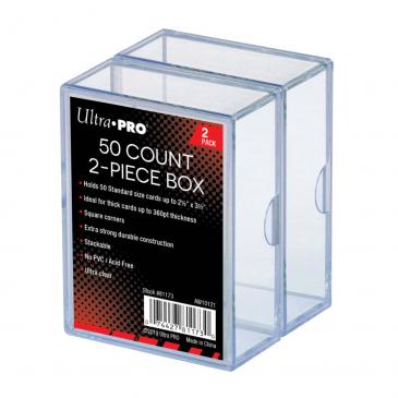 Card Box Ultra Pro: Ultra Clear 50ct 2-Pack