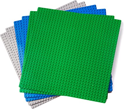 Building Blocks Basic: Base Plates: 6-Pack Assorted