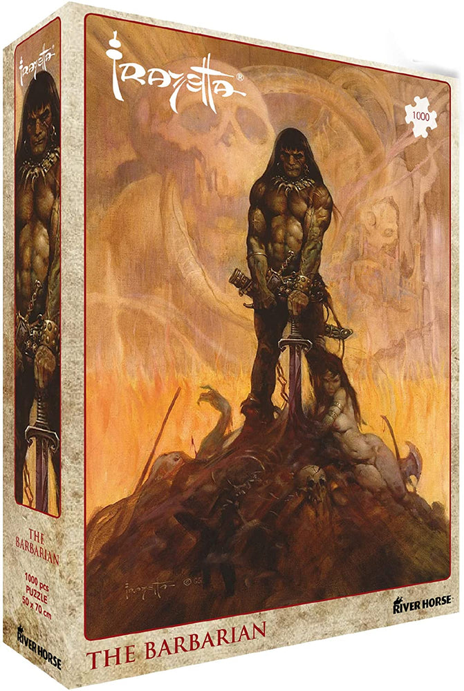 Puzzle River Horse: 1000 Pieces Frazetta The Barbarian