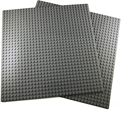 Building Blocks Basic: Base Plates: 2 Gray