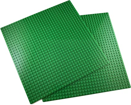 Building Blocks Basic: Base Plates: 2 Green