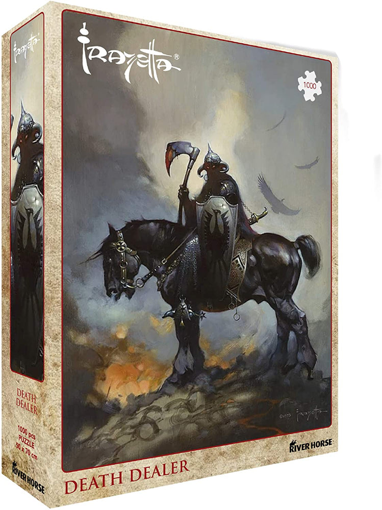 Puzzle River Horse: 1000 Pieces Frazetta Death Dealer