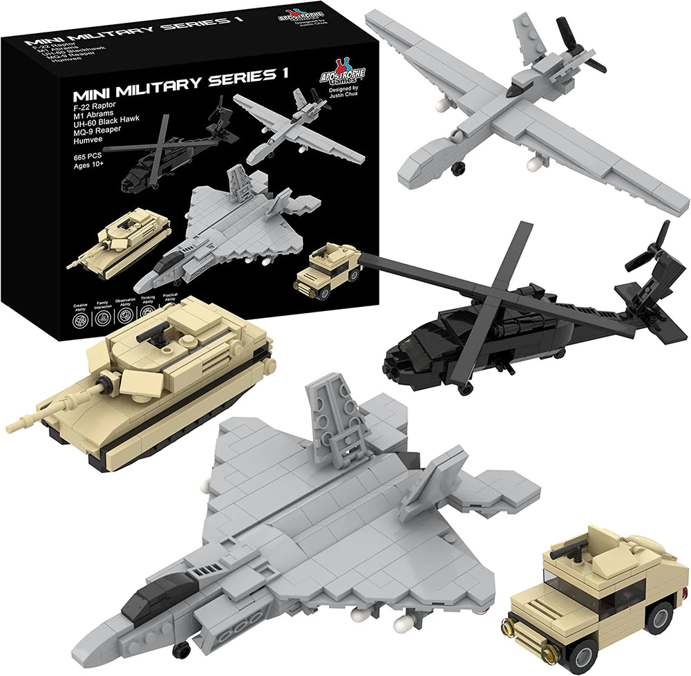 Building Blocks Military: 5-in-1 Military
