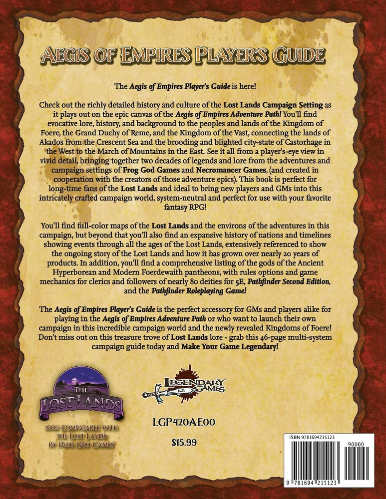 Aegis of Empires: Player's Guide