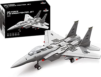 Building Blocks Military Air: F-15 Fighter Jet