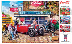 Puzzle Masterpieces: 1000 Piece Coca-Cola - Hot Rods